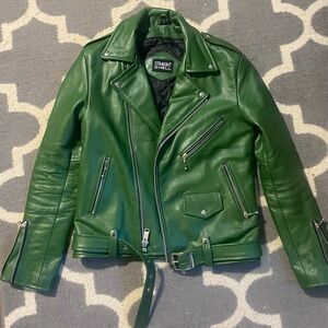 Green Leather Jacket
